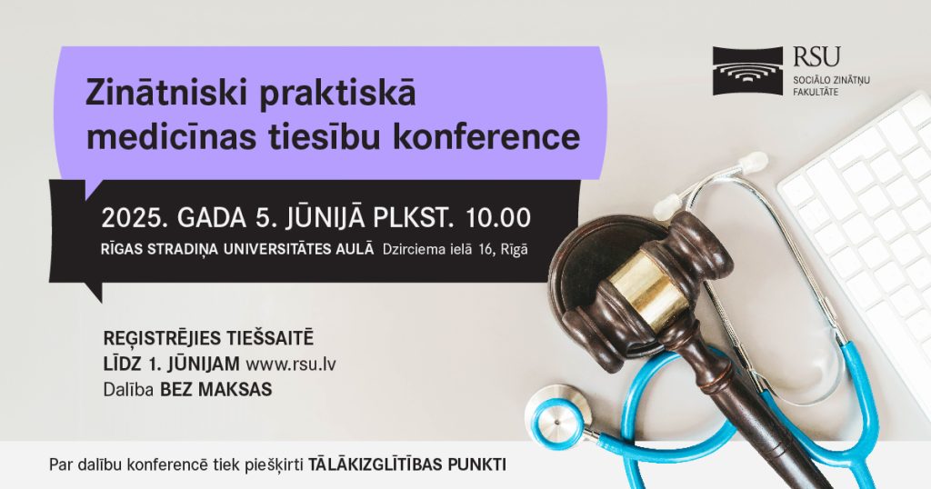 5. Zinātniski praktiskā Medicīnas Tiesību konference