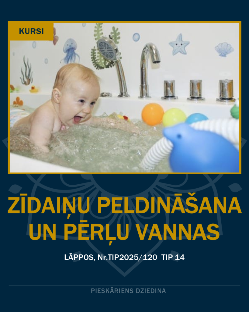 Zīdaiņu peldināšana un pērļu vannas